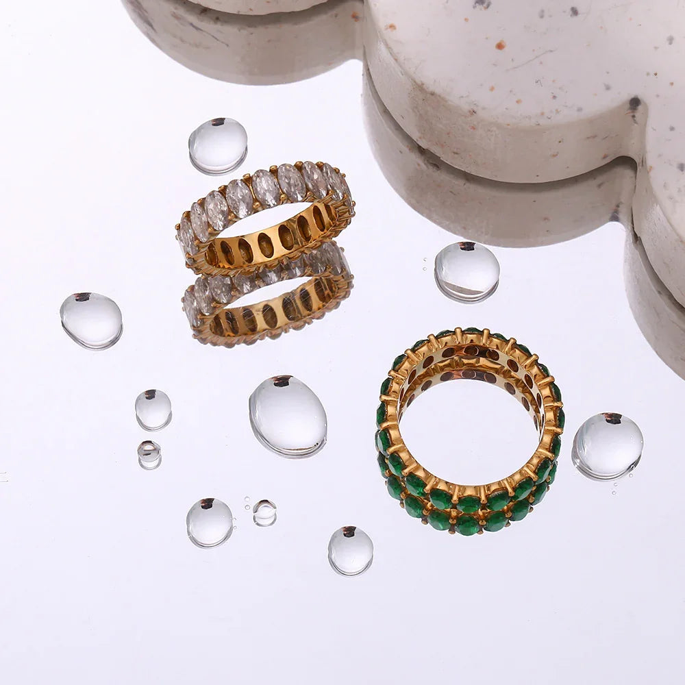 Valentina Diamond Simulant Ring