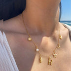 Cove Ocean Initial Necklace