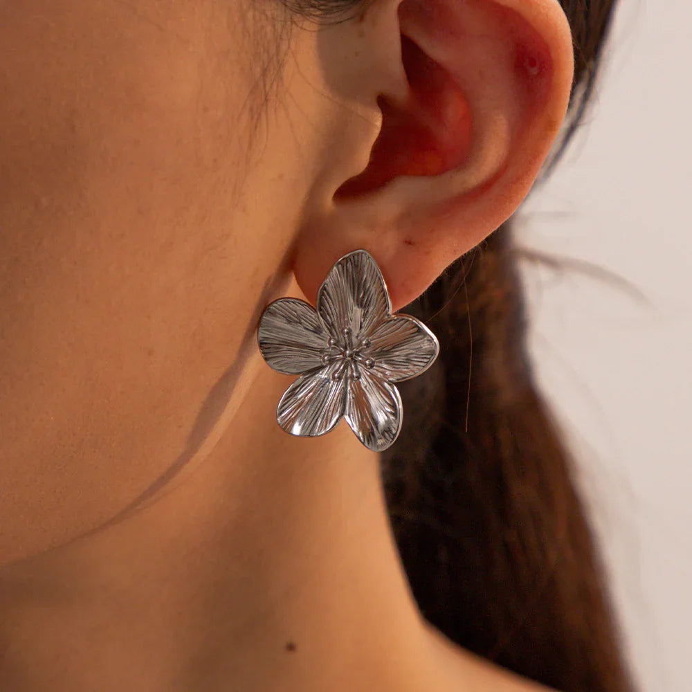 Poppy Flower Earrings
