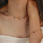 Cassia Gemstone Necklace