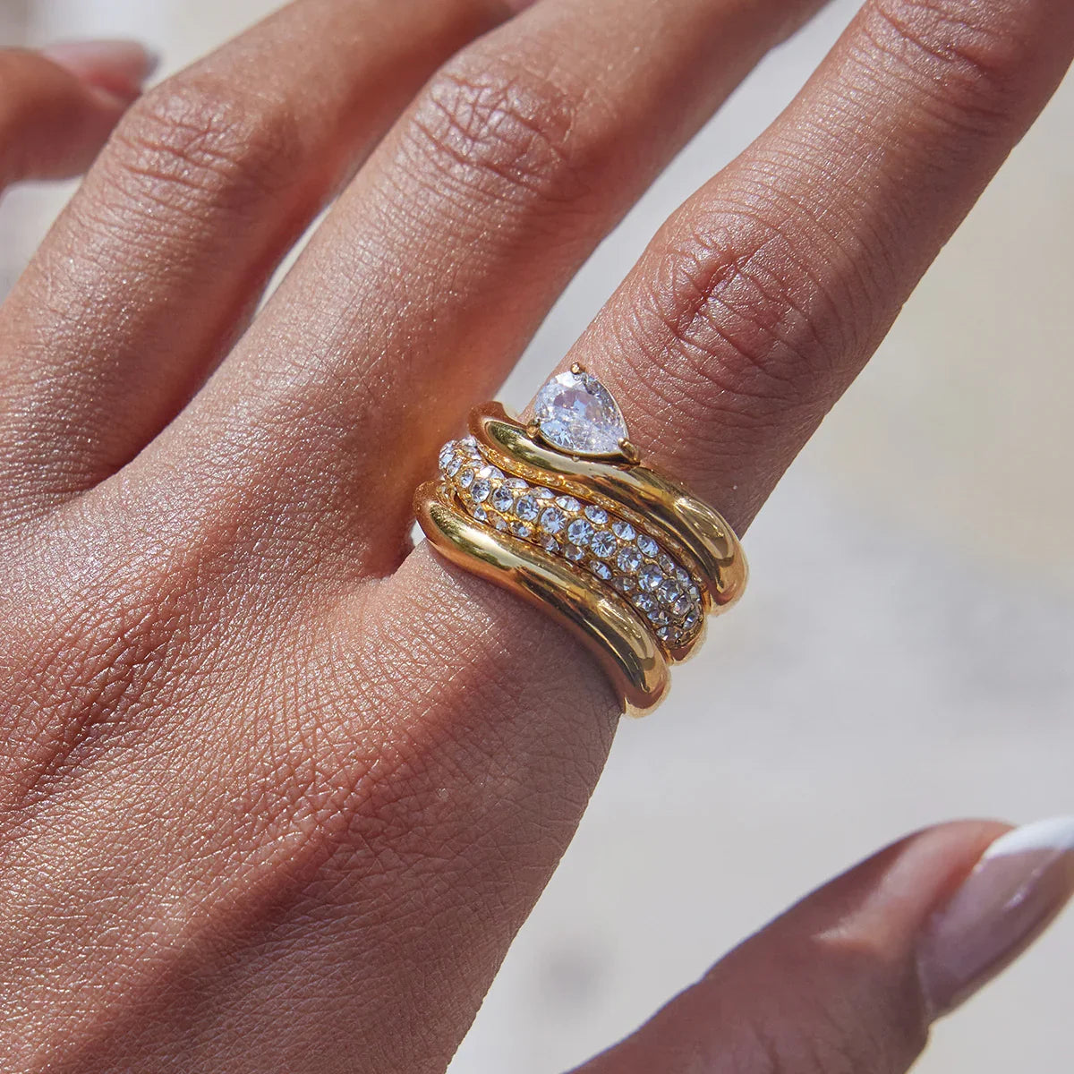 Solene Ring Stack Collection