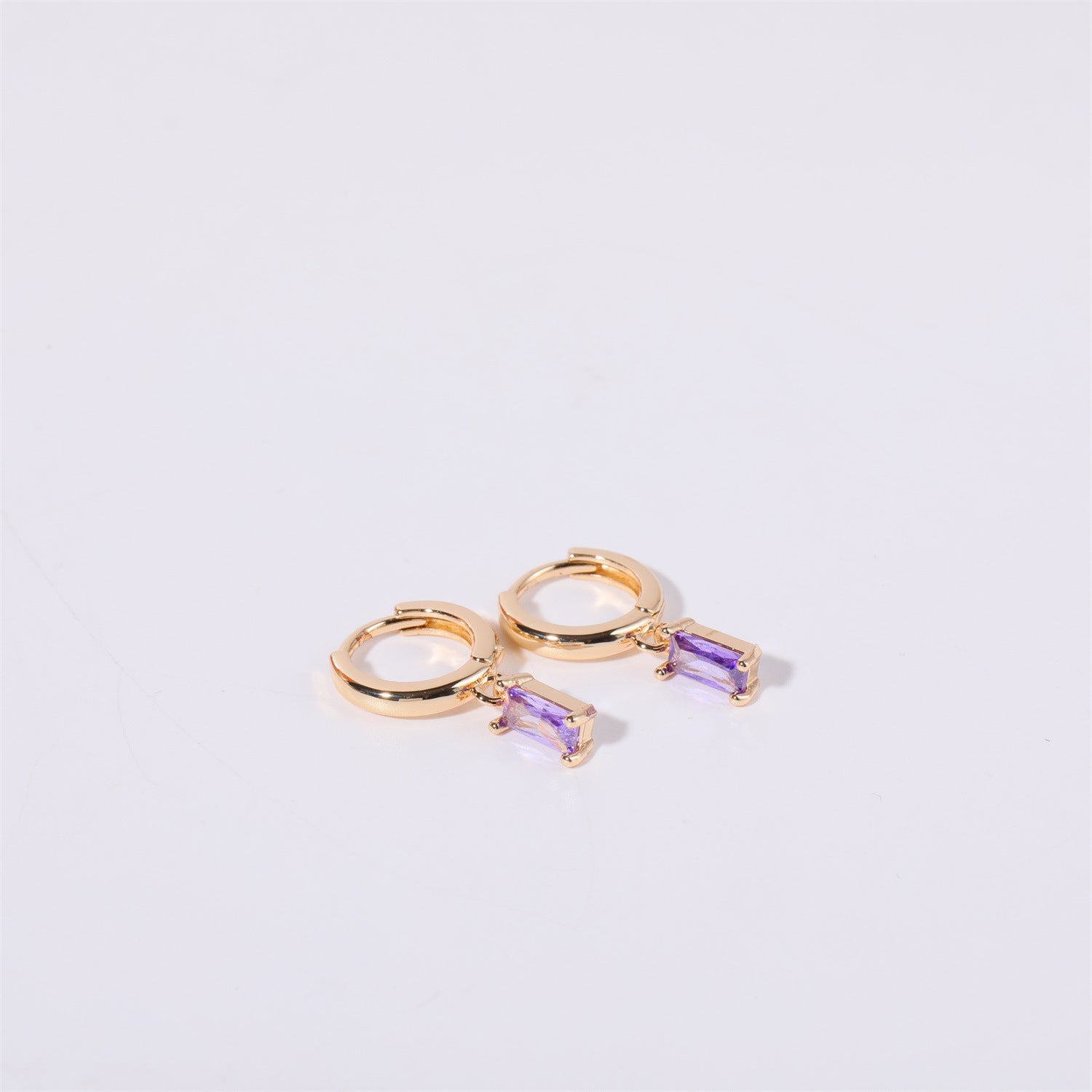 Ivy Birthstone Huggies