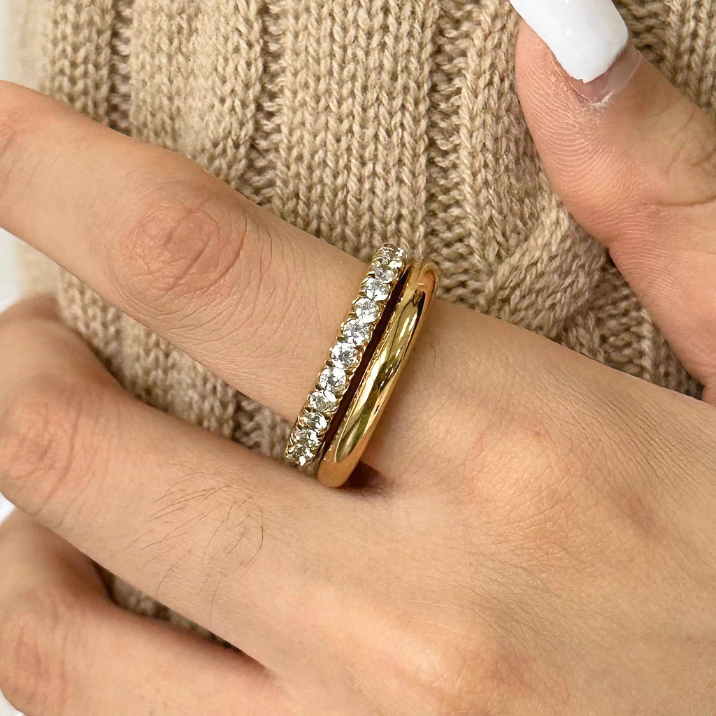 Jehanne Stacked Diamond Ring