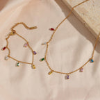 Cassia Gemstone Necklace