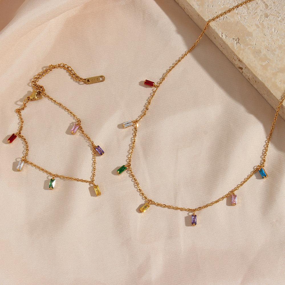 Cassia Gemstone Necklace