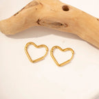 Cecile Heart Hoops