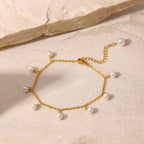Linnea Gold Anklet