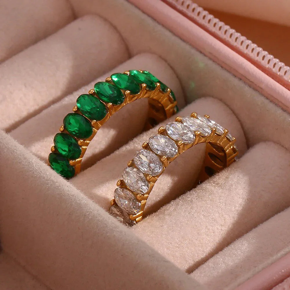 Valentina Diamond Simulant Ring