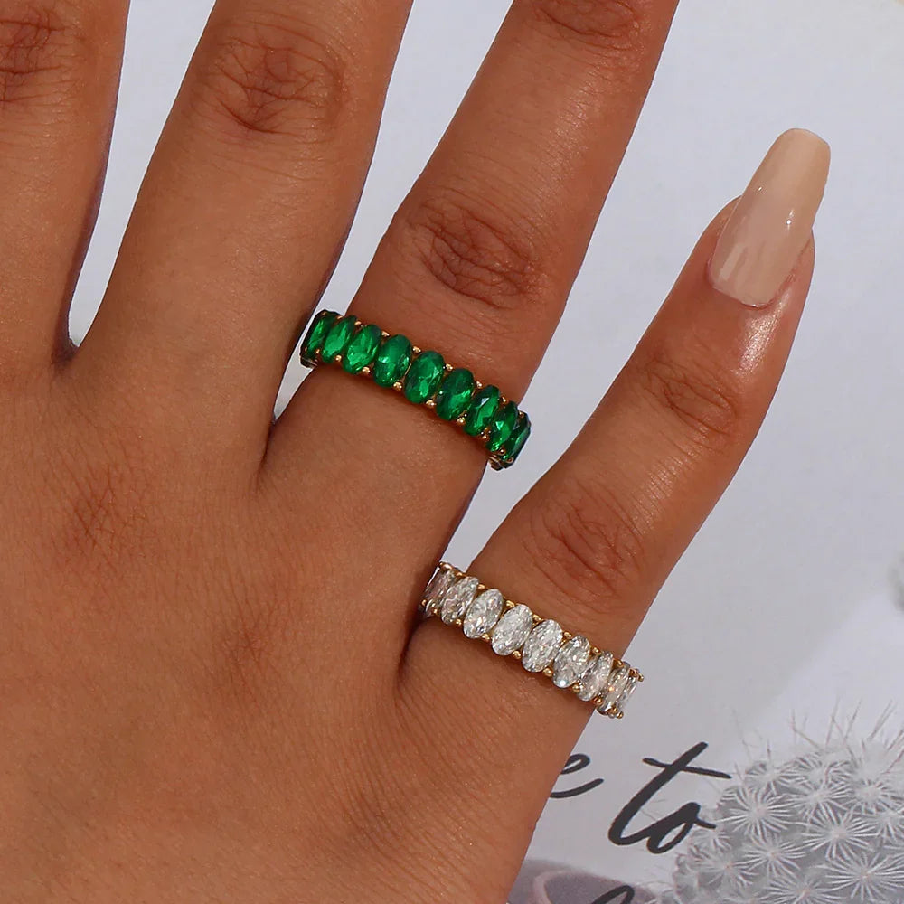 Valentina Diamond Simulant Ring
