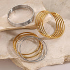 Clementine Gold Bangle Set