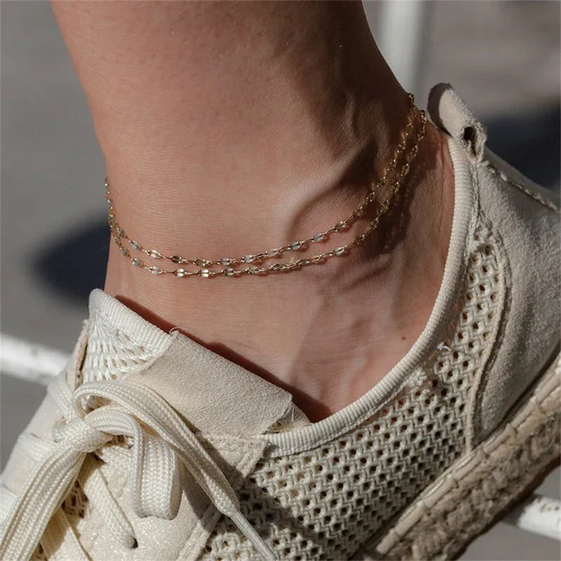 Junia Gold Chain Anklet