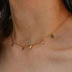 Cassia Gemstone Necklace