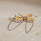 Isaura Link Chain Hoops
