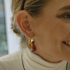 Perpetua Chunky Enamel Hoops
