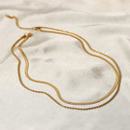 Thomasin Layered Gold Chain Necklace