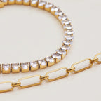 Estella Oval Cut Tennis Bracelet
