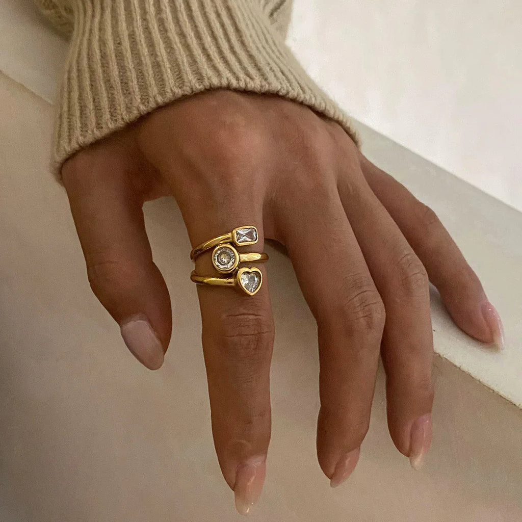 Ludovica Layered Diamond Ring
