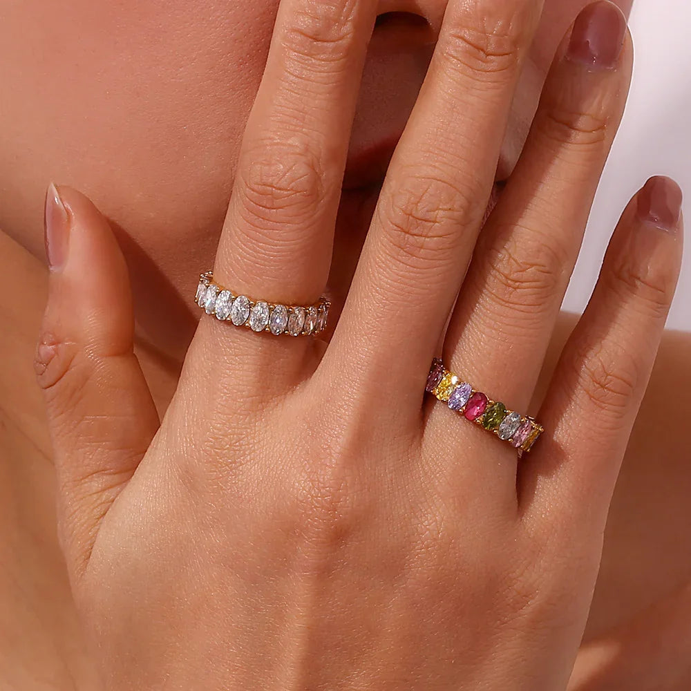 Valentina Diamond Simulant Ring