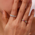 Valentina Diamond Simulant Ring