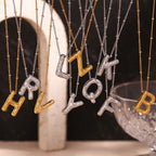 Juliet Bubble Initial Necklace
