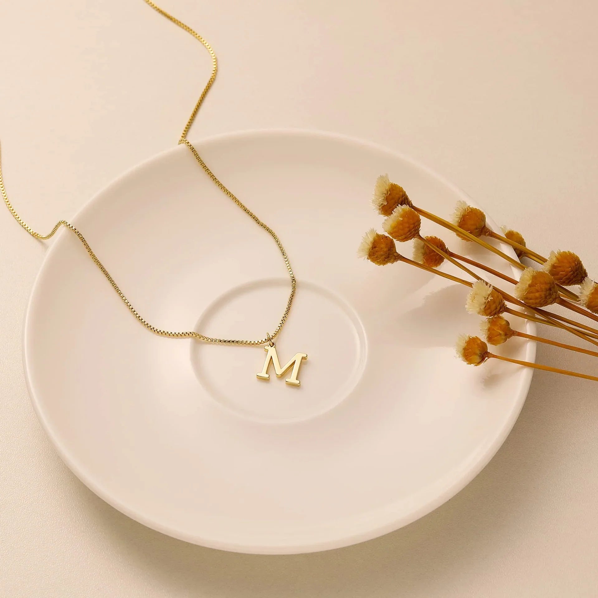 Ysolde Initial Necklace