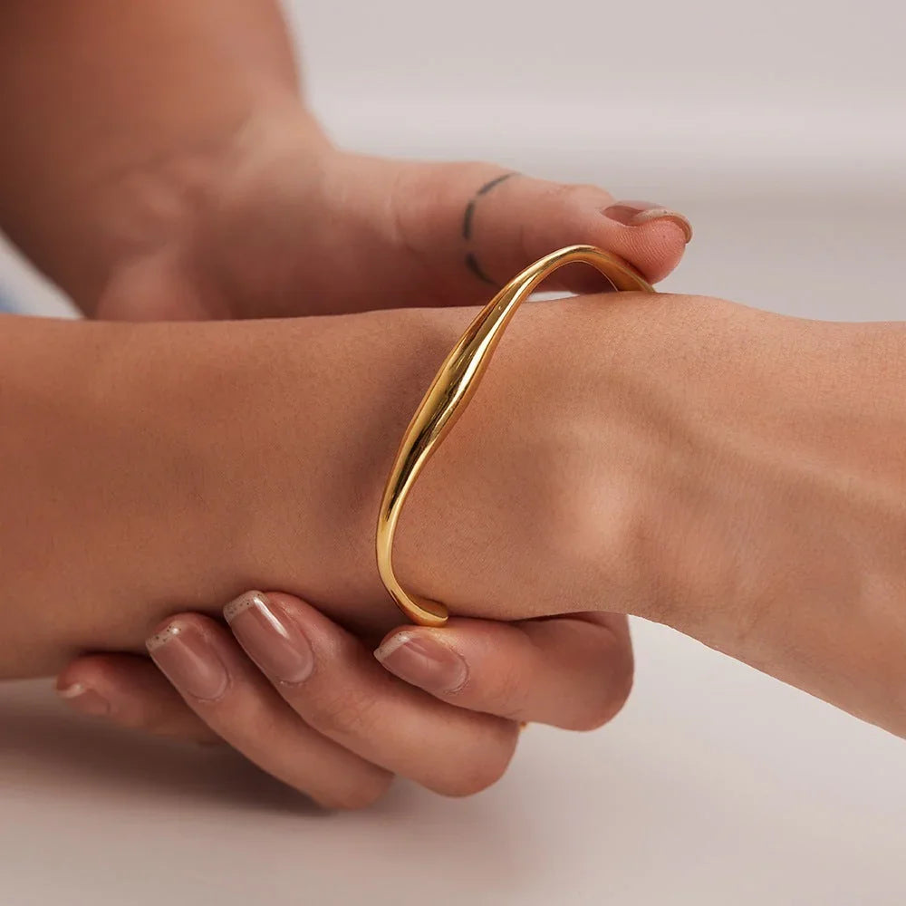 Marlowe Gold Bangle