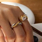 Vittoria Diamond Teardrop Ring