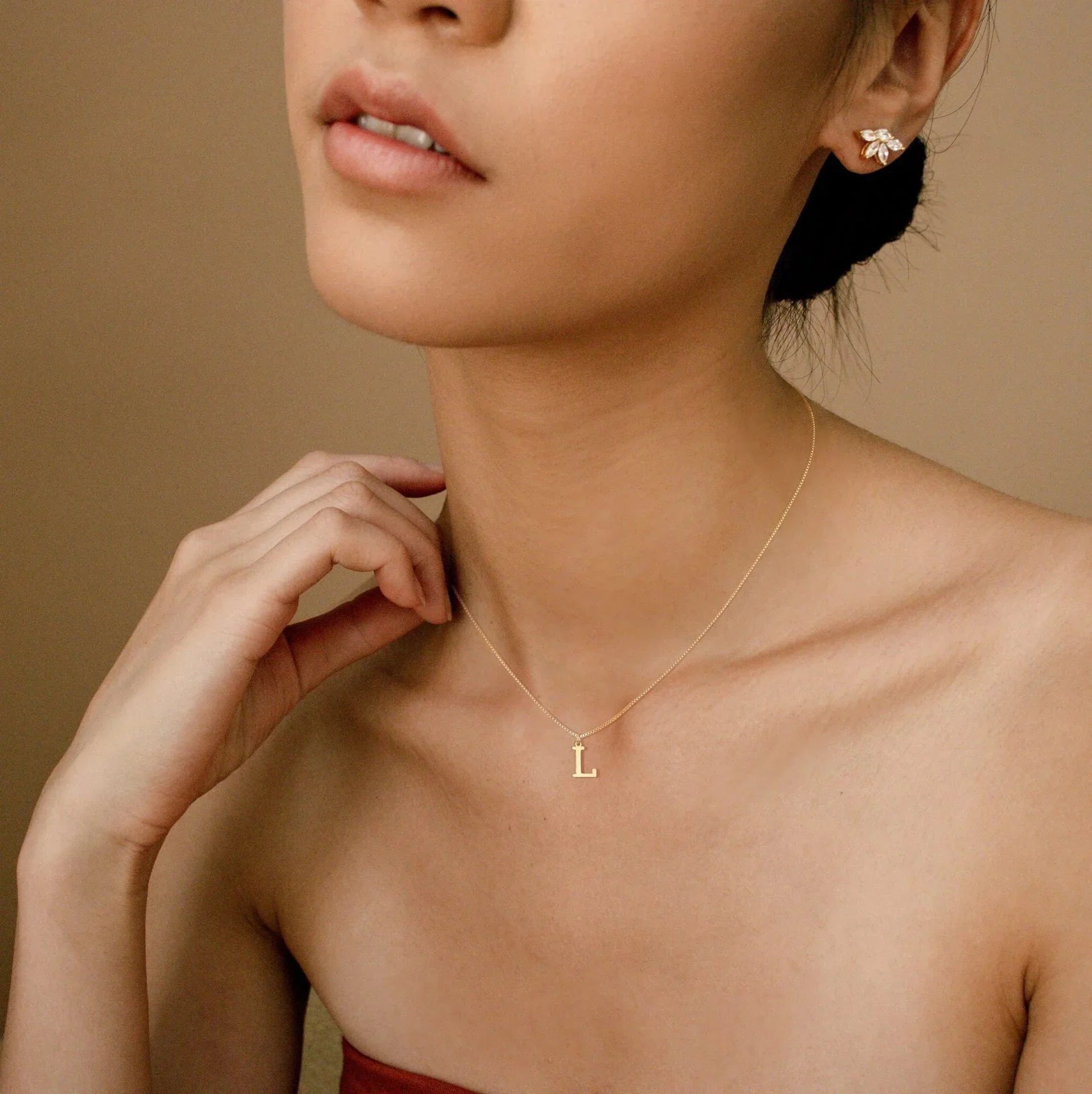 Ysolde Initial Necklace
