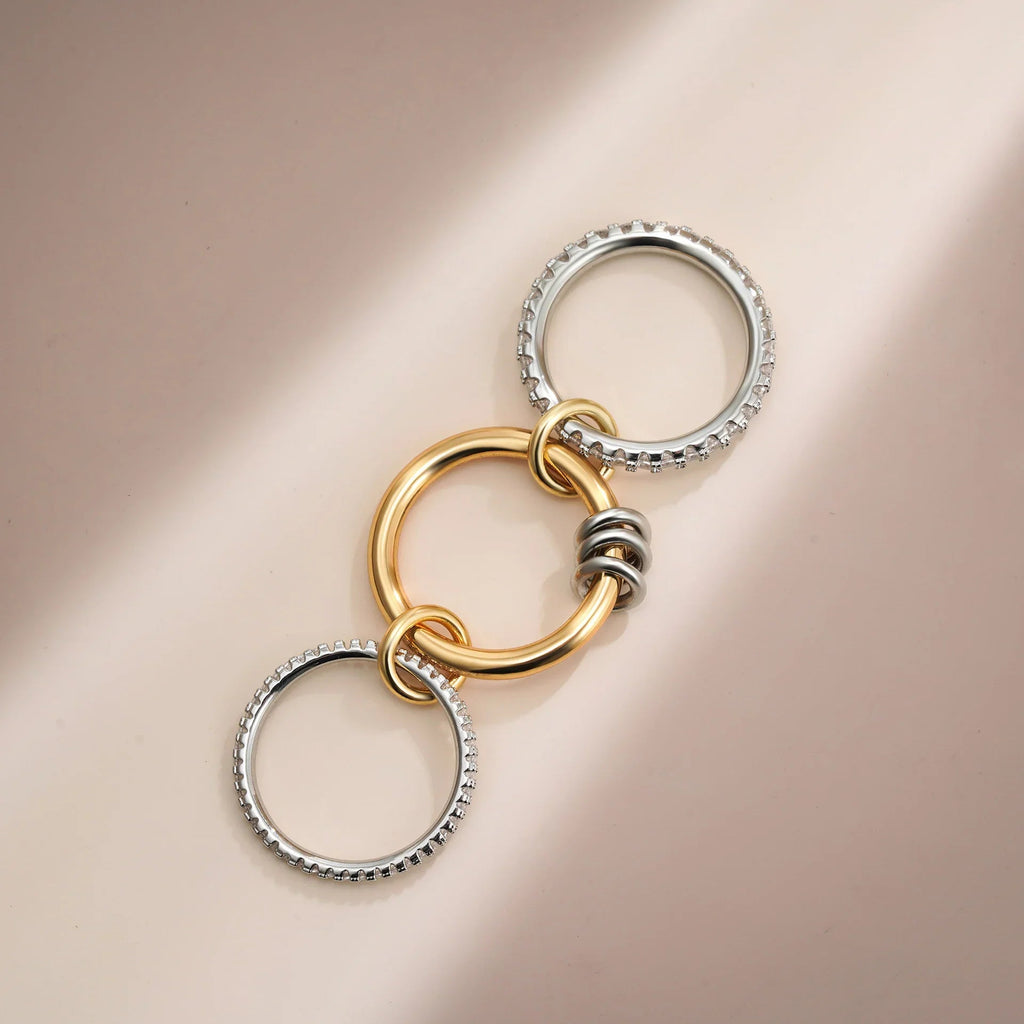 Leonie Stacked Diamond Ring
