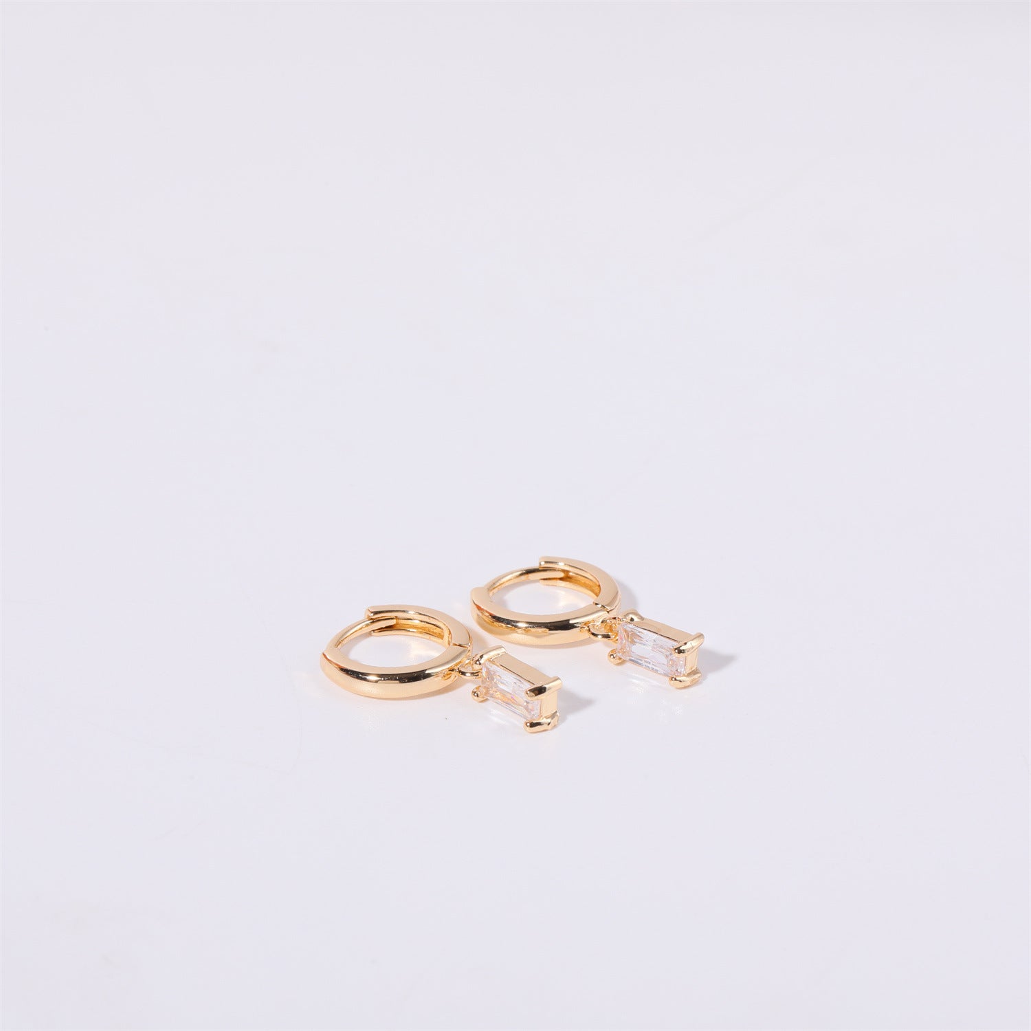 Ivy Birthstone Huggies