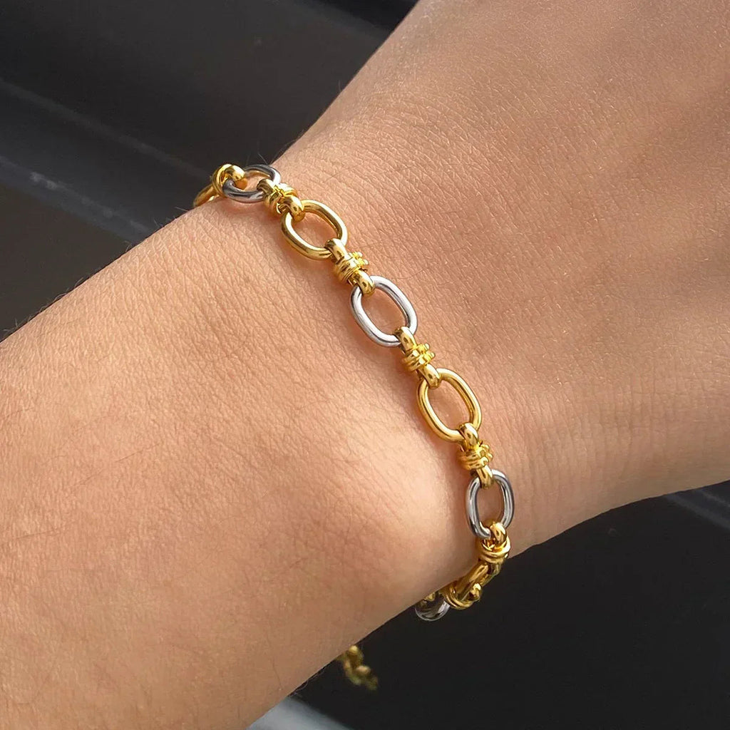 Zerlina Two Tone Bracelet