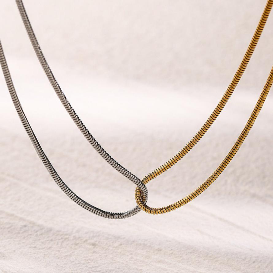 Katriel Two Tone Necklace