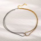 Katriel Two Tone Necklace