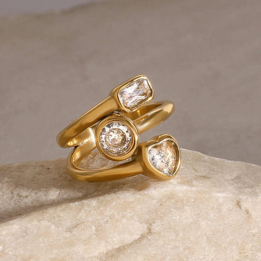 Ludovica Layered Diamond Ring