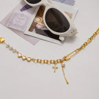 Ysabel Diamond Pearl Necklace