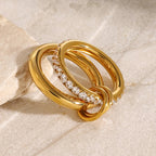 Jehanne Stacked Diamond Ring