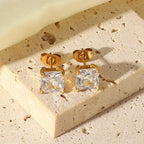 Wilhelmina Solitaire Earrings