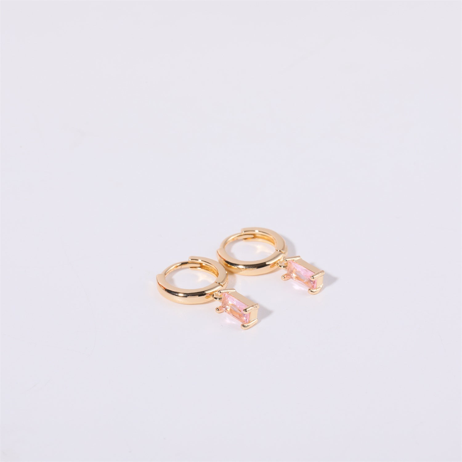 Ivy Birthstone Huggies