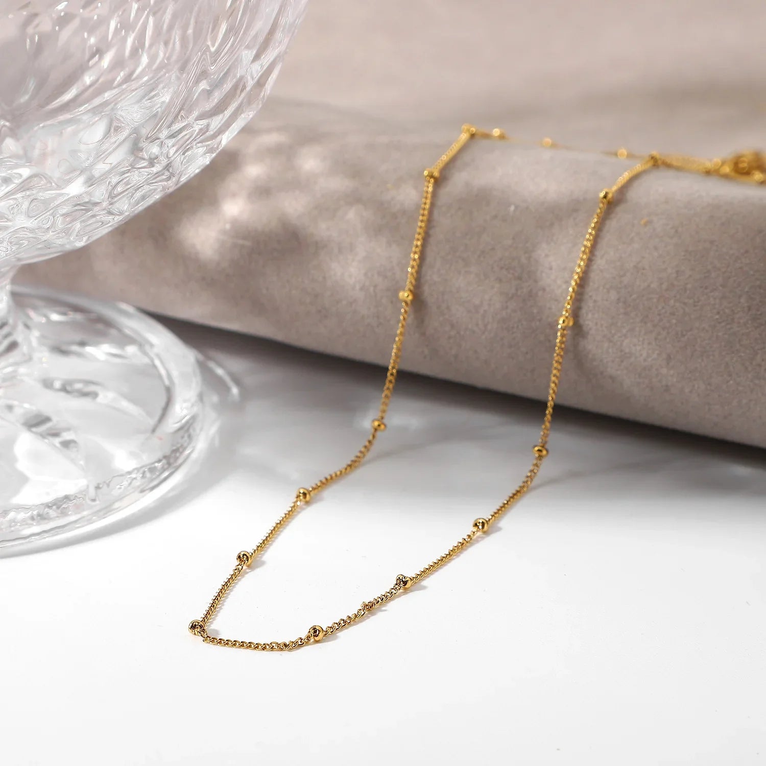 Elspeth Gold Chain Necklace