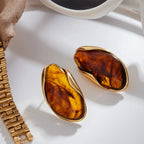 Sylvie Polished Gemstone Earrings