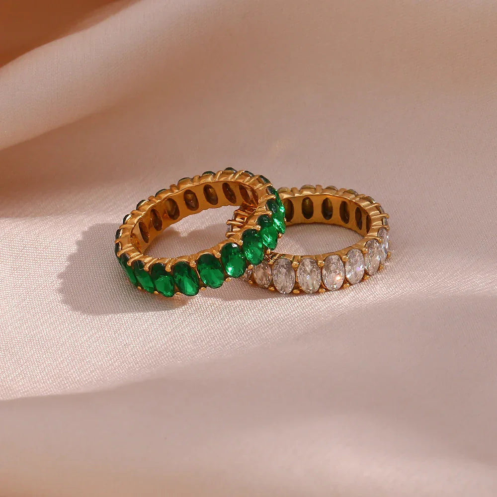 Valentina Diamond Simulant Ring