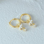 Elise Removable Charm Hoops