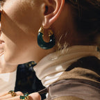 Perpetua Chunky Enamel Hoops