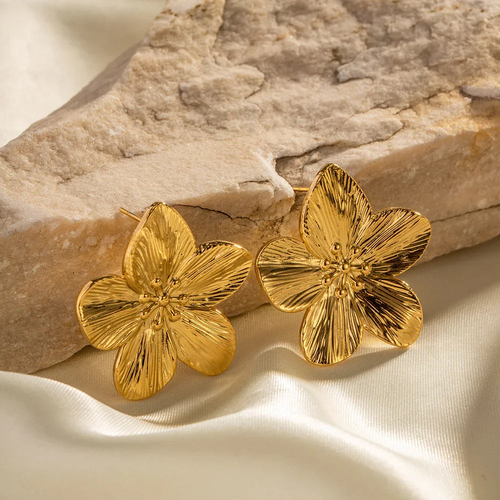 Poppy Flower Earrings