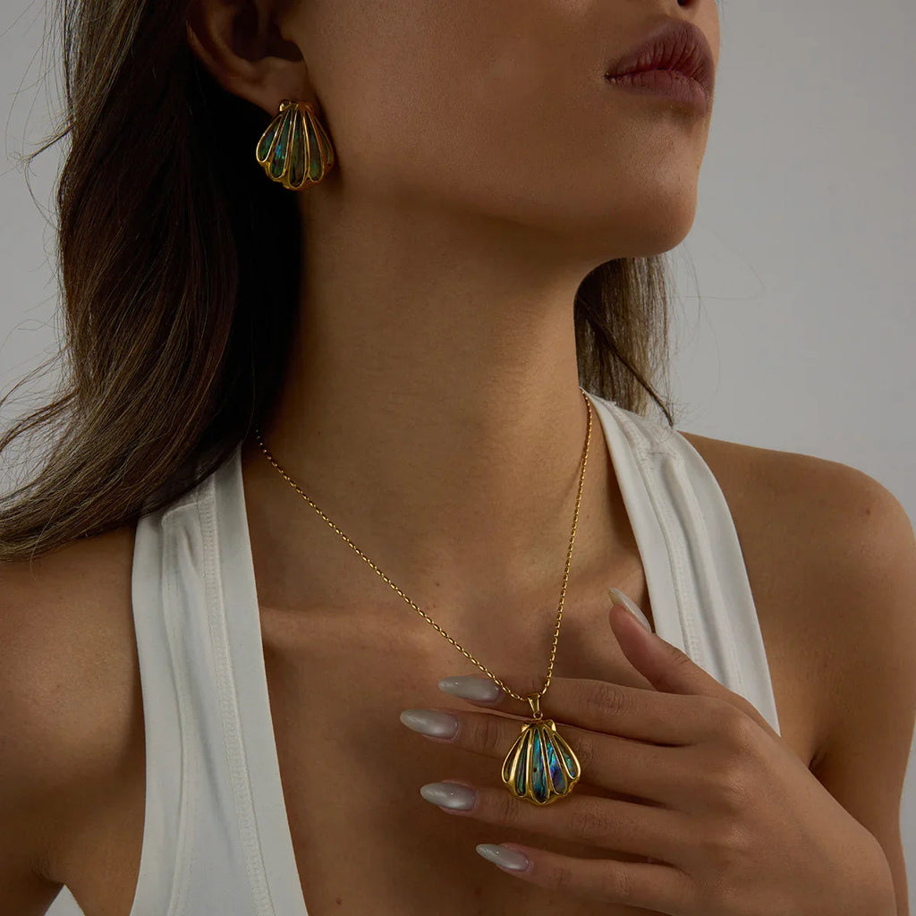 Coraline Seashell Earrings