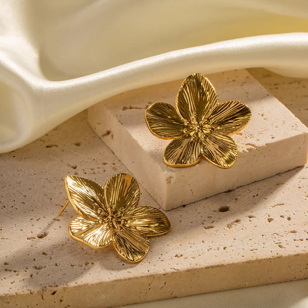 Poppy Flower Earrings