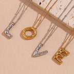 Juliet Bubble Initial Necklace