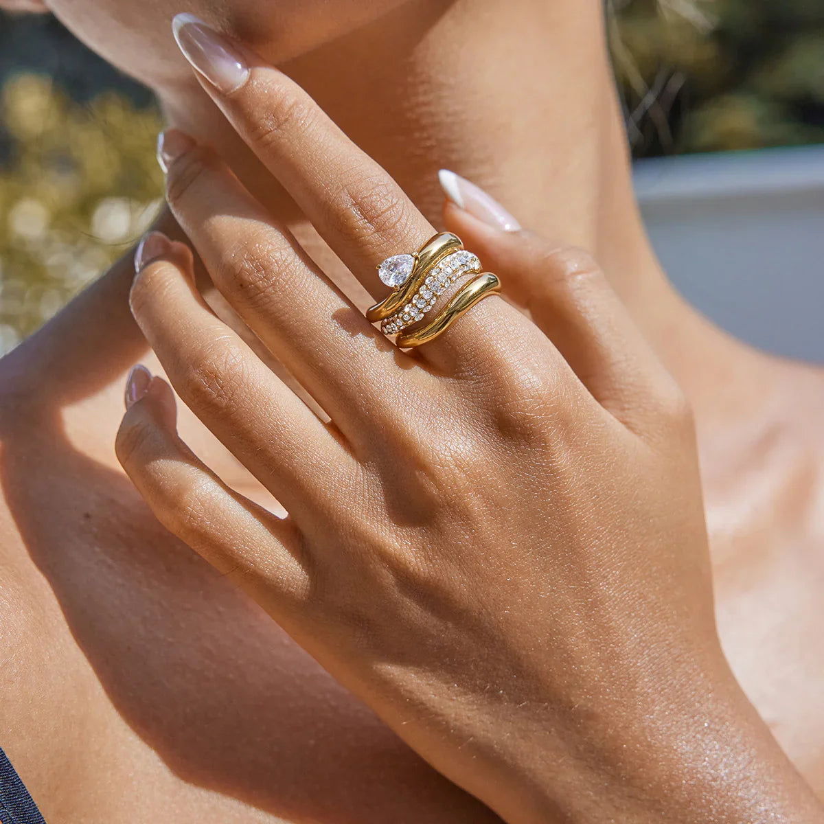 Solene Ring Stack Collection
