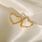 Cecile Heart Hoops