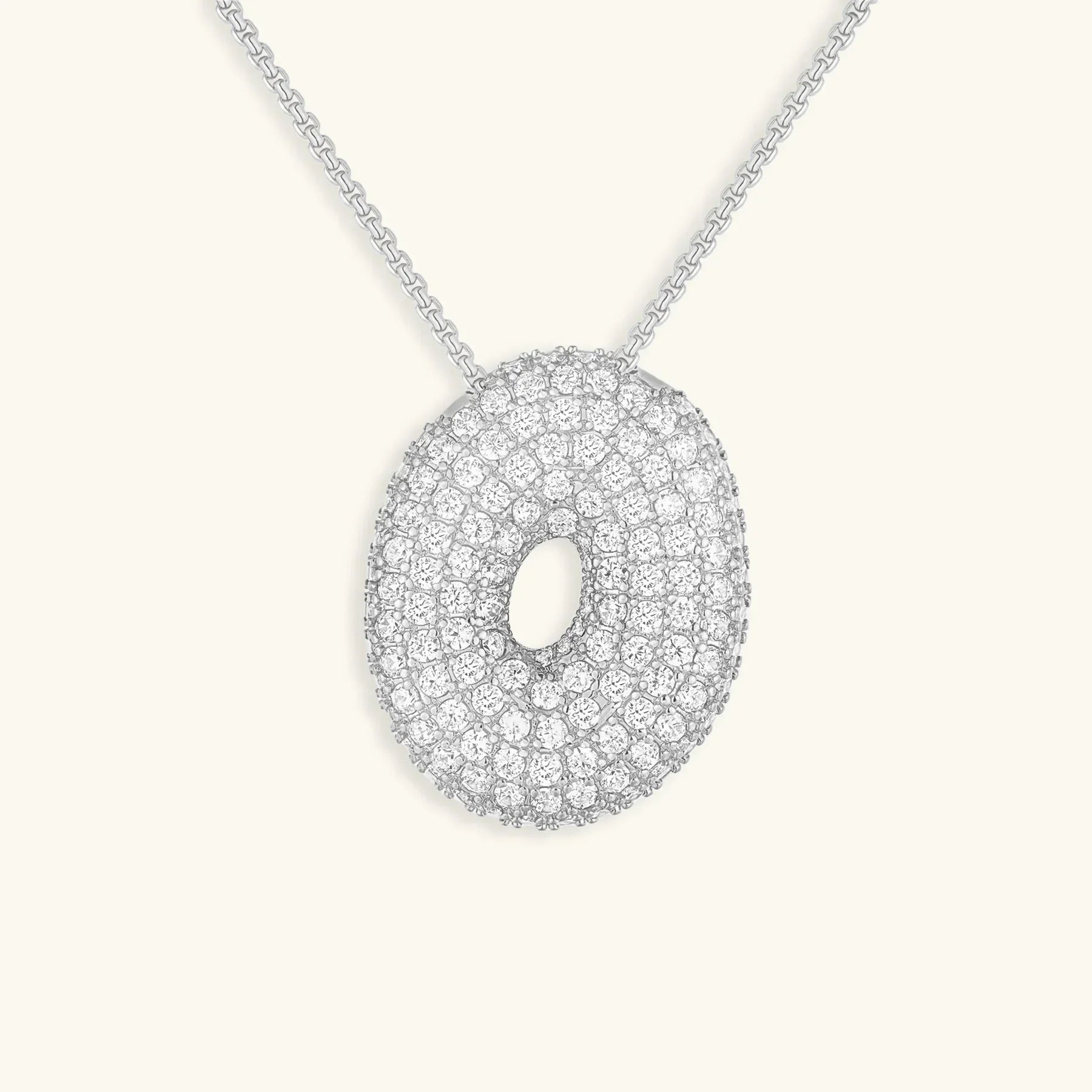 Mabelle Bubble Initial Necklace